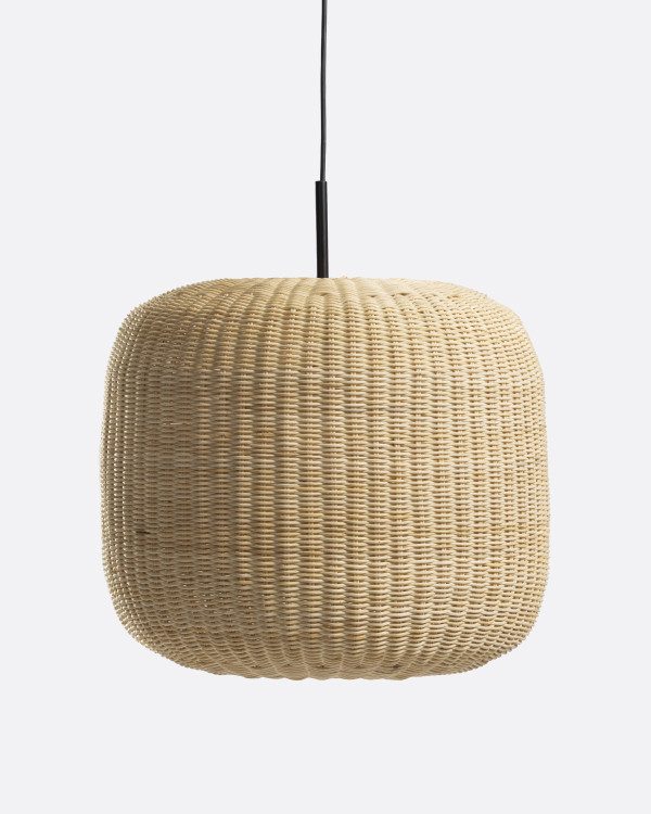 YOBI ceiling lamp in rattan...