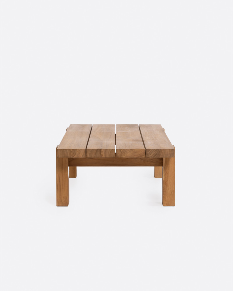 MEDAN outdoor coffee table in teak wood 150 x 65 x 35 cm in natural colour