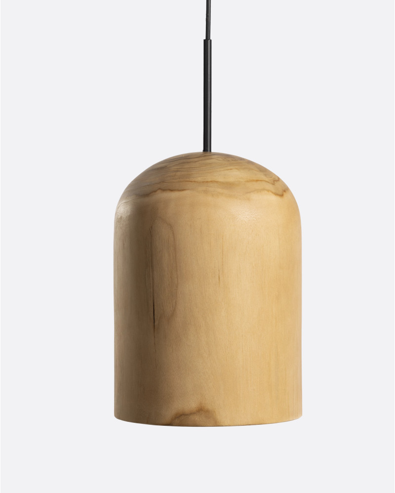 PLAY L ceiling lamp in teak wood Ø 21 x 28 cm height in natural colour