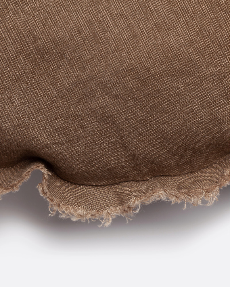 Cushion DHAKA Taupe d50 (filling incl.)