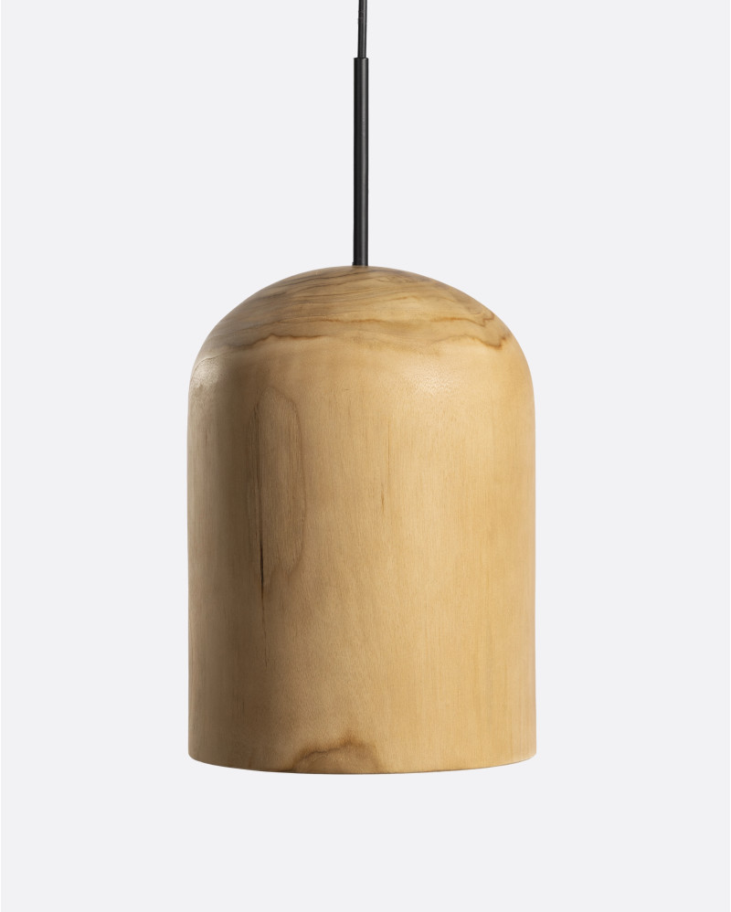 PLAY L ceiling lamp in teak wood Ø 21 x 28 cm height in natural colour