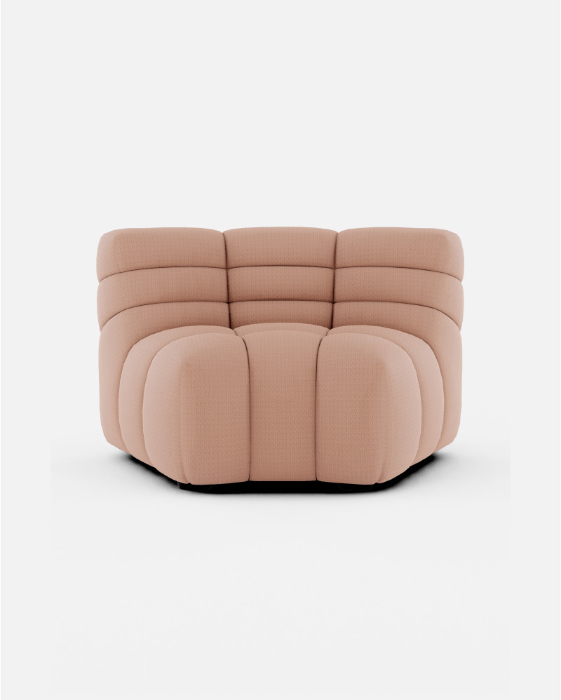 CHOPIN modular round corner sofa 130 x 97 x 80 cm in caldera colour