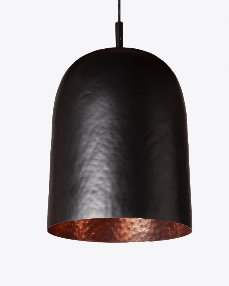 Lámpara de techo PLAY de metal y cobre Ø 20 cm x 28 cm de altura