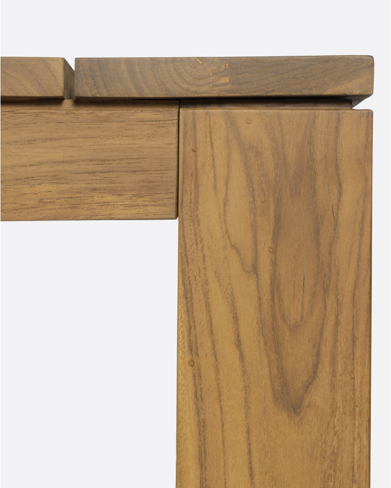 Mesa de comedor de exterior GENESIS de madera de teca 250 x 90 x 76 cm