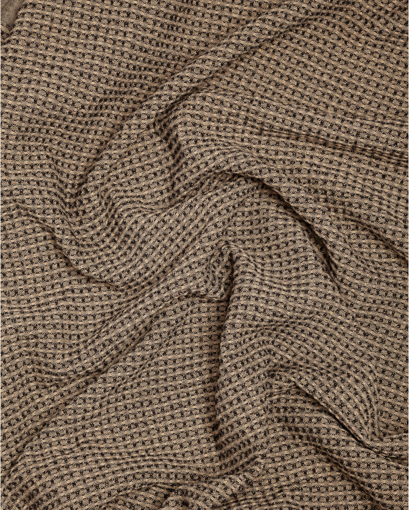 CHENNAI recycled cotton towel 200 x 180 cm in biscuit colour