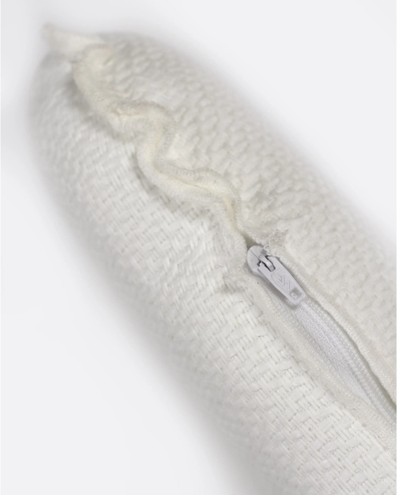 Coussin d'extérieur CORA 48 x 44 x 5 cm en couleur blanche