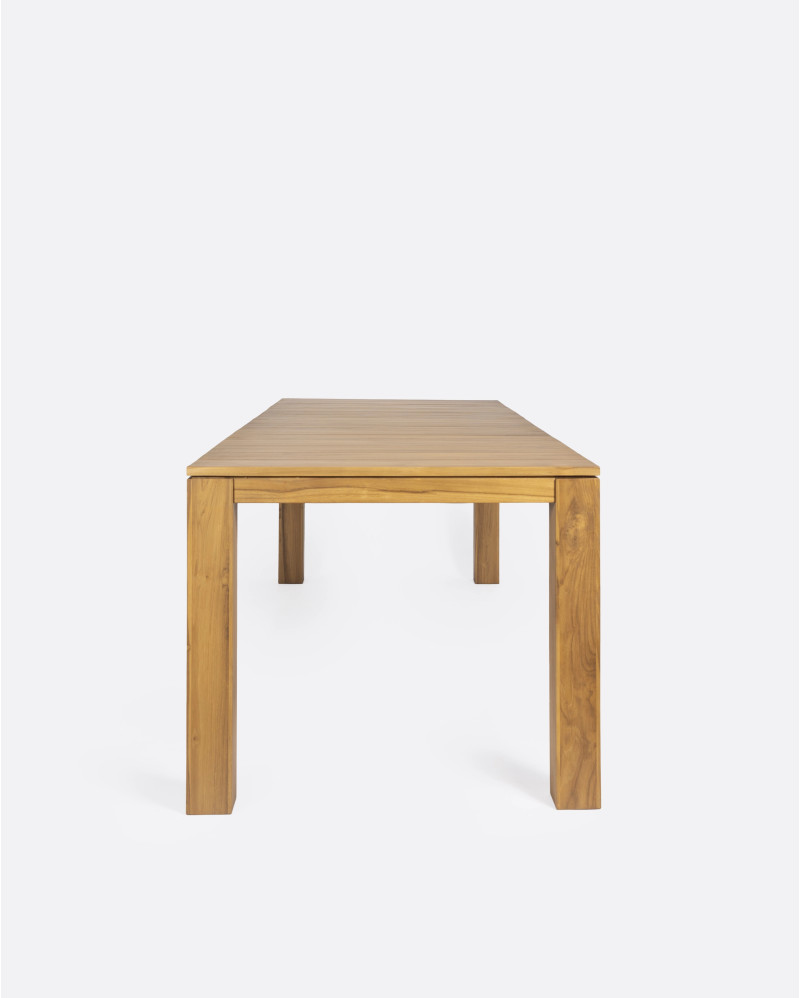 Table à manger d'extérieur GENESIS en bois de teck 200 x 90 x 76 cm