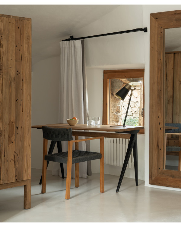LIKU desk in recycled teak...