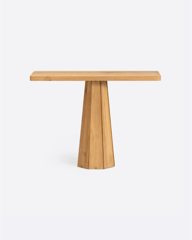 Consola JATI de madera de teca reciclada 110 x 40 x 80 cm en color natural