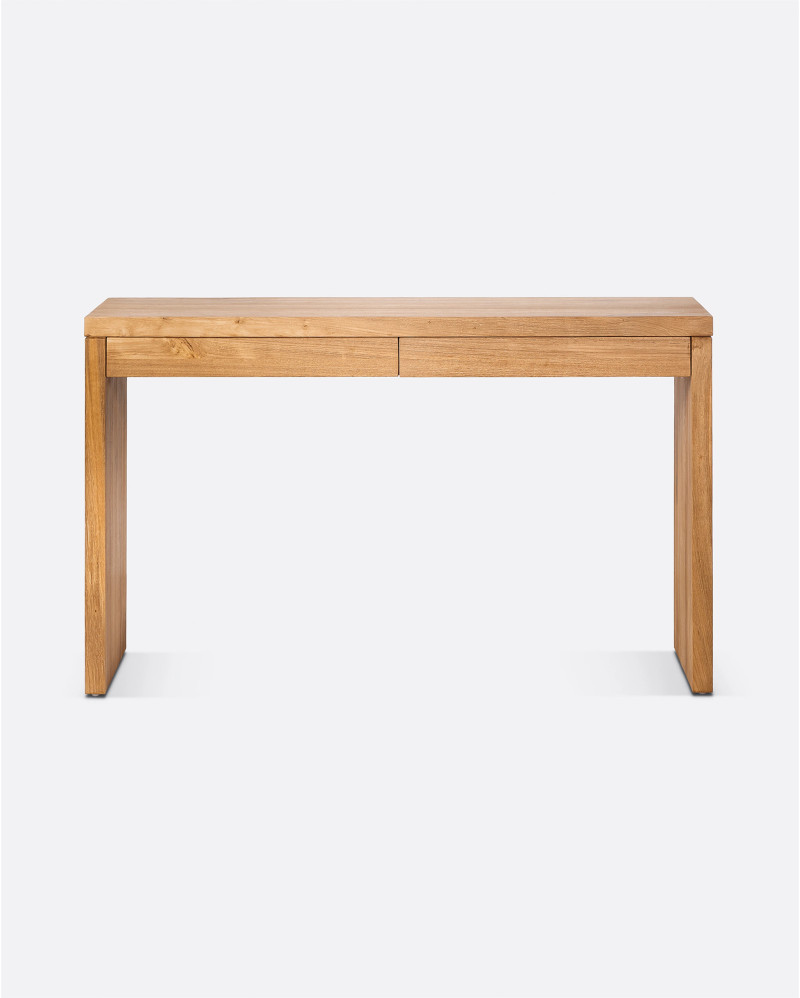 Escritorio GENESIS de madera de teca reciclada 120 x 40 x 75 cm