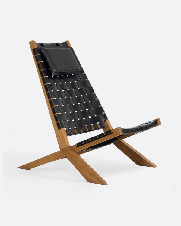 Fauteuil WAGGAI en bois de...