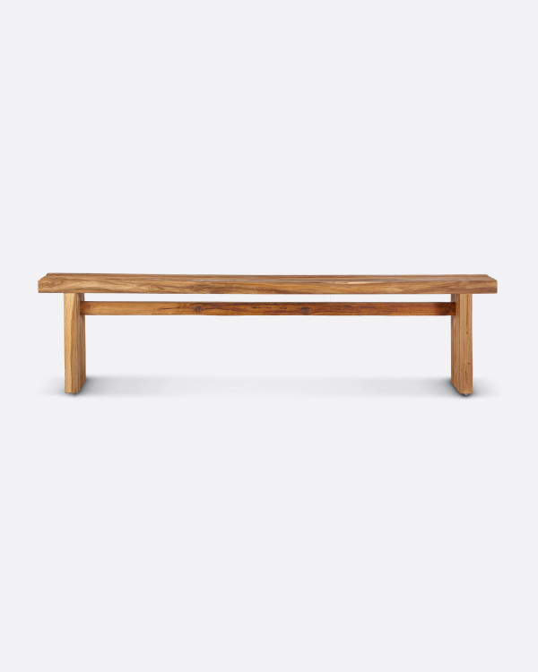 RAIL bench in recycled teak...