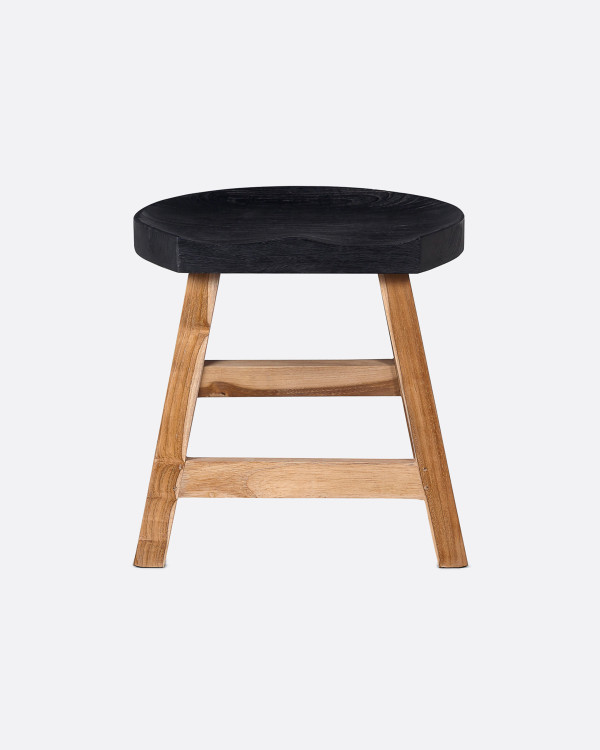 Taburete KING de madera de...