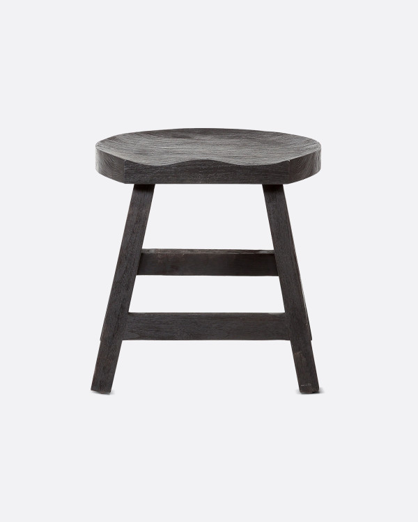 KING stool in recycled teak...