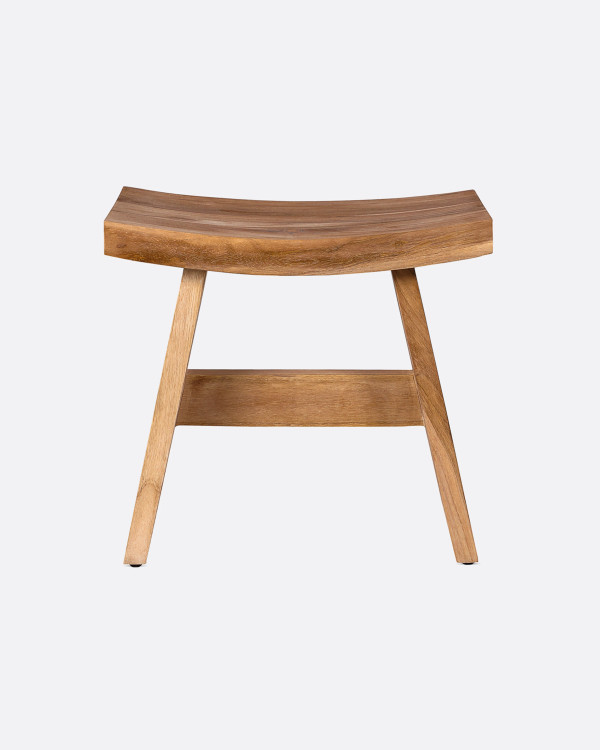 Taburete U de madera de...