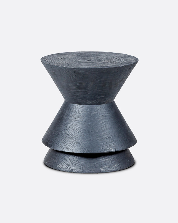 DIAVOLO stool in teak wood...