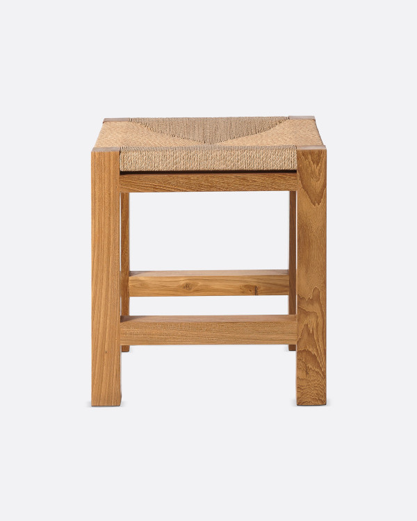 KUMAI stool in teak wood...