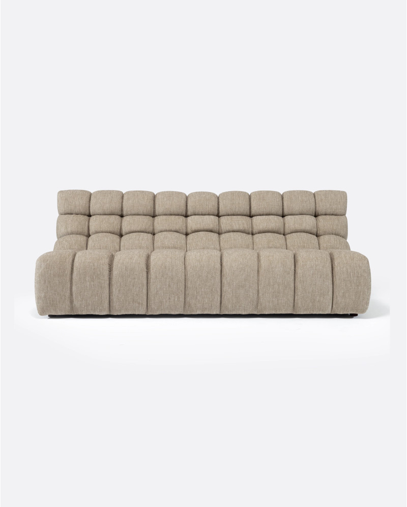 CHOPIN 4-seater modular sofa in recycled olefin 215 x 93 x 78 cm in natural colour