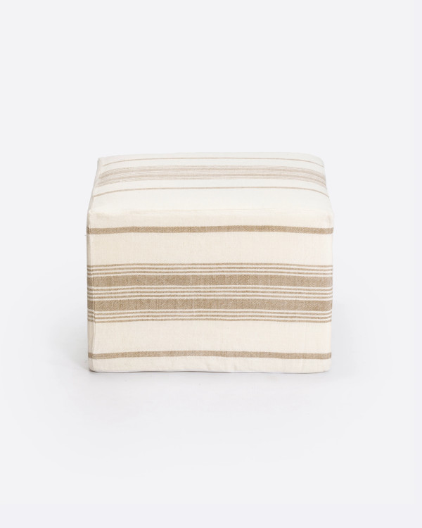 Puf ZIP con funda de lino...