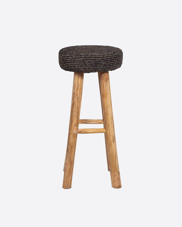 ALGA high stool in teak...
