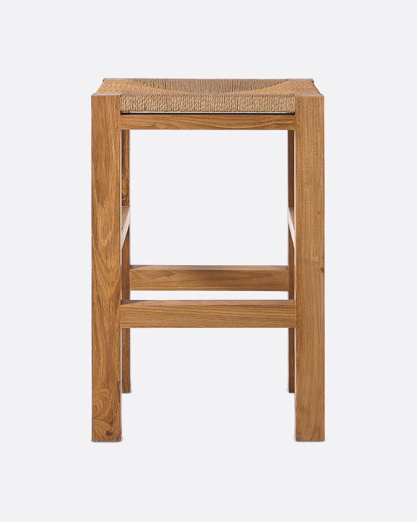 KUMAI high stool in teak...