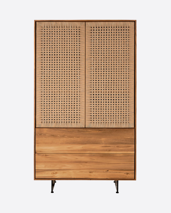 CORA cabinet in teak wood,...