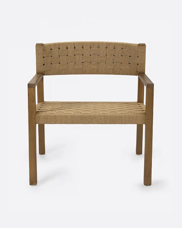 Silla lounge CORA de madera...