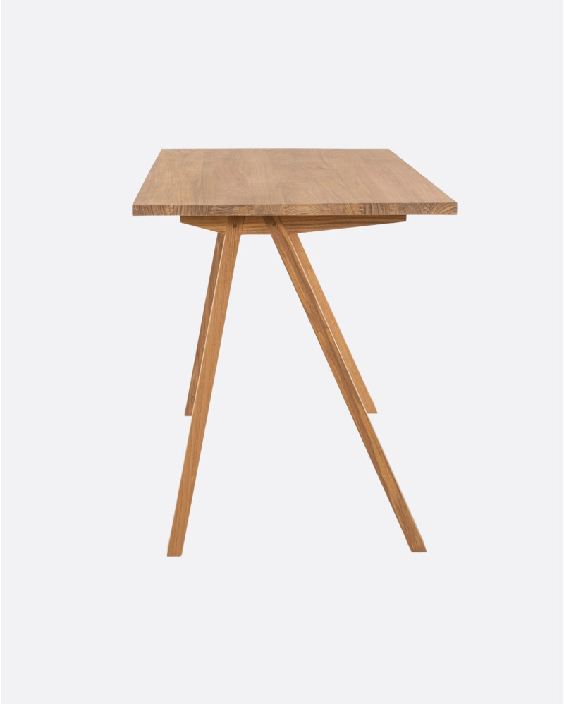Bureau BATU en bois de teck 130 x 65 x 75 cmPreguntar a ChatGPT