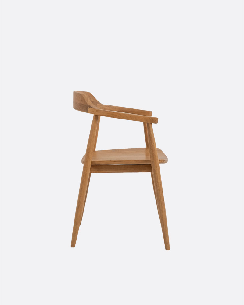 Chaise WALUA en bois de teck 53 x 48 x 78 cm