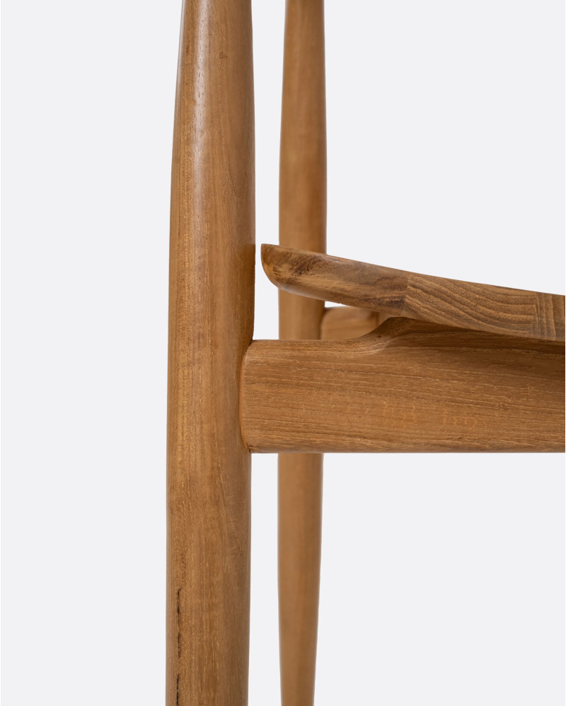 Silla WALUA de madera de teca 53 x 48 x 78 cm
