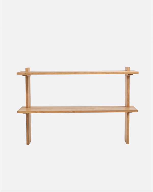 ELARA wall shelf in teak...