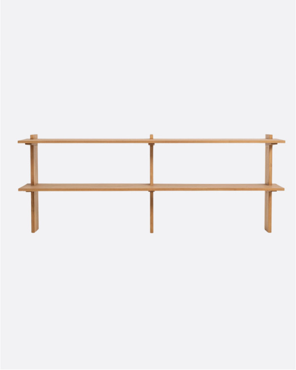 ELARA wall shelf in teak...
