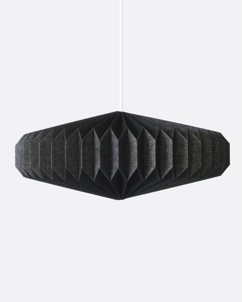 PANIYA fabric ceiling lamp 54 x 54 x 24 cm black color
