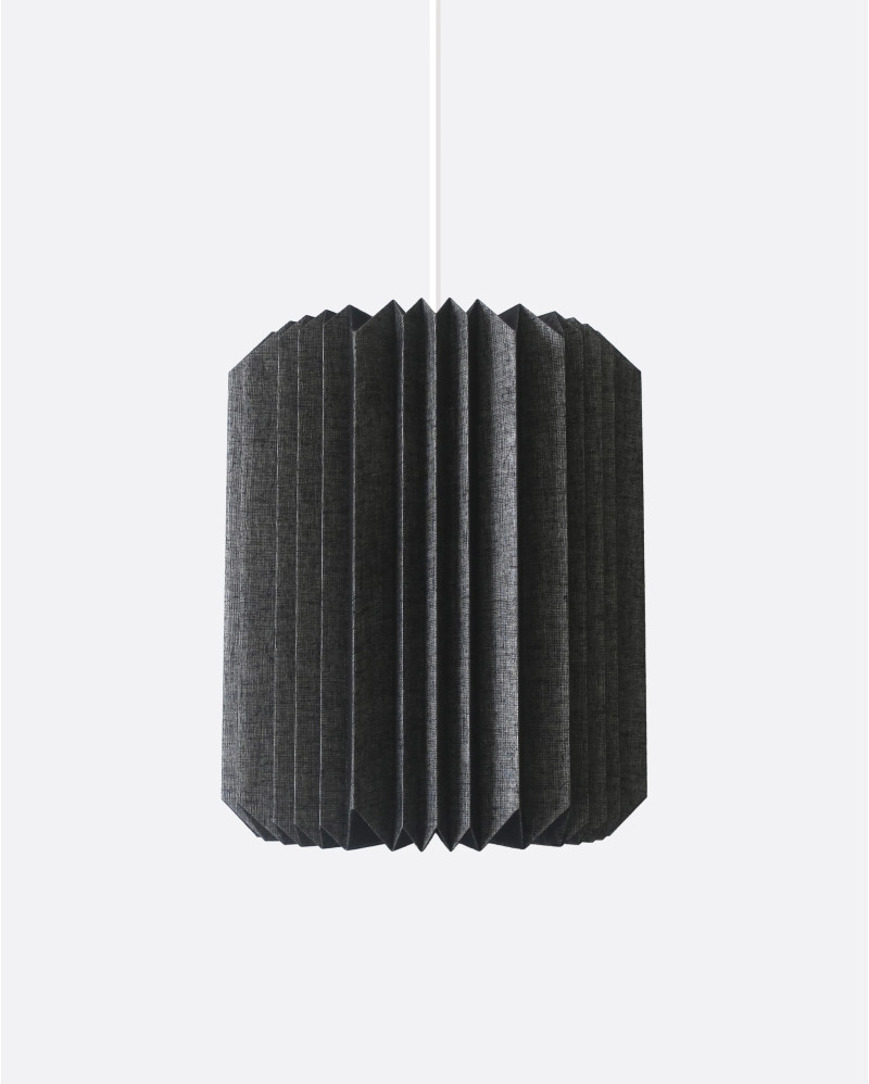 Suspension KADULA en tissu 38 x 38 x 41 cm  couleur noire