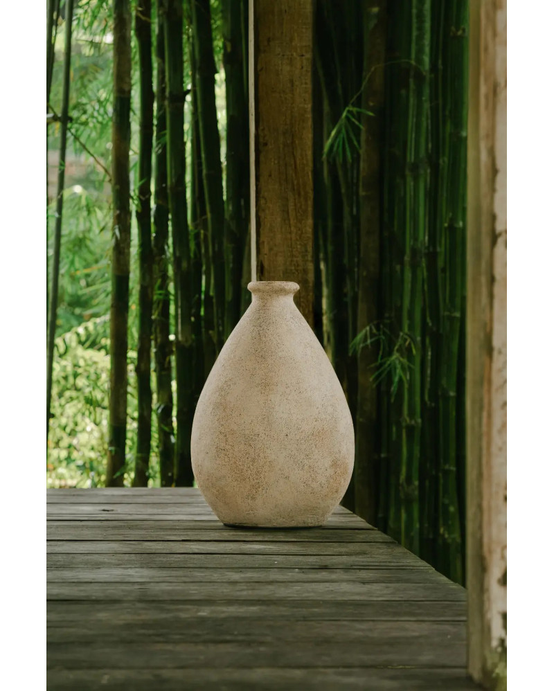 Vase décoratif MUR en argile, 27 x 27 x 40 cm