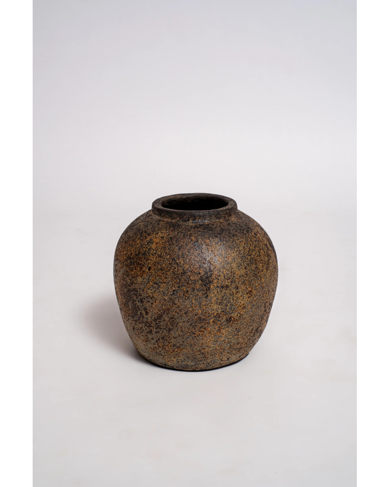 Vase décoratif MONANA en argile 25 x 25 x 25 cm
