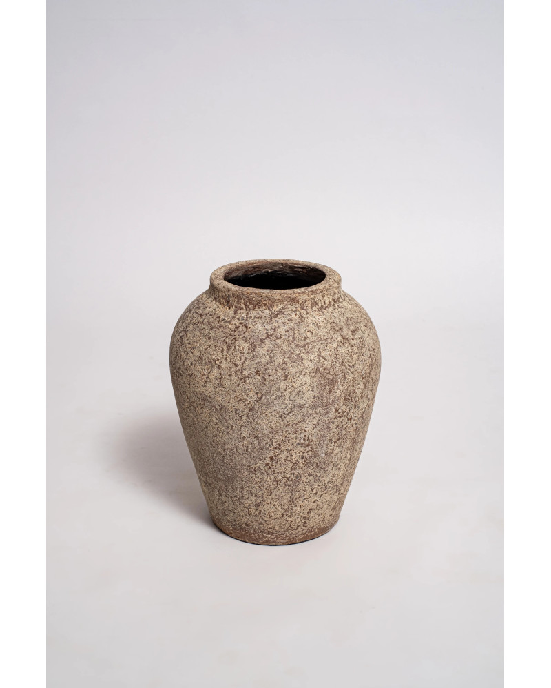 Vase décoratif DAH en argile 26 x 26 x 32 cm