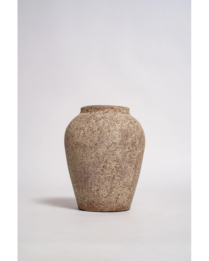Vase décoratif DAH en argile 26 x 26 x 32 cm