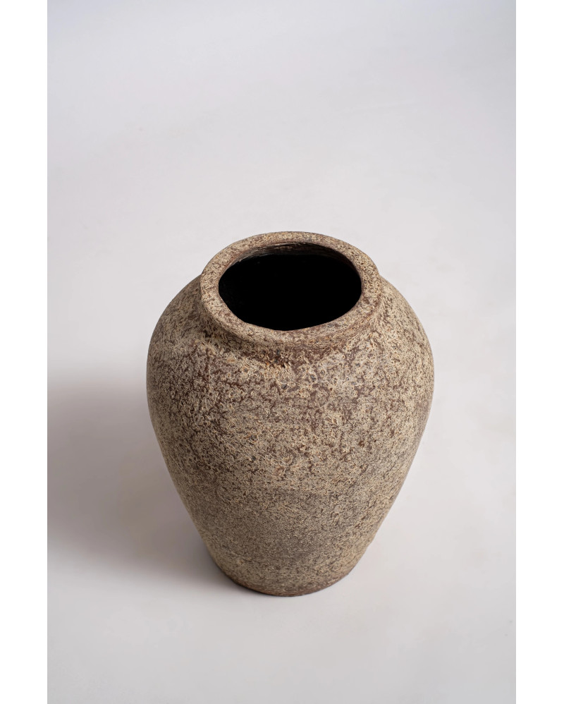 Vase décoratif DAH en argile 26 x 26 x 32 cm