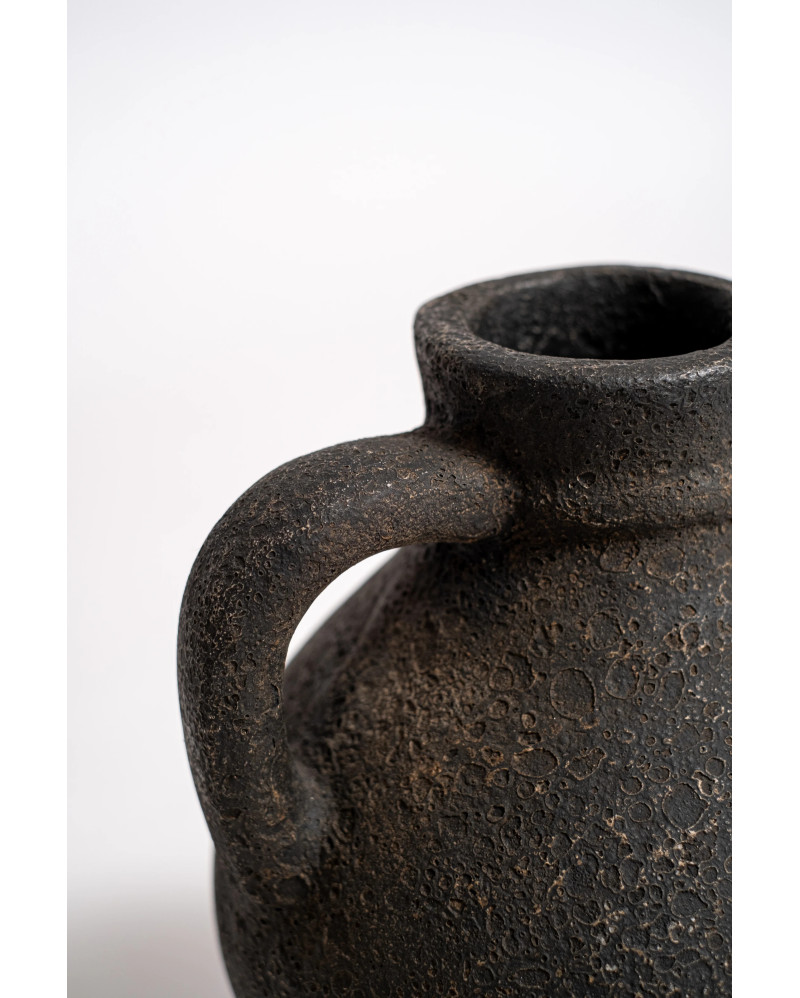Vase décoratif KABA en argile 21 x 22 x 28 cm