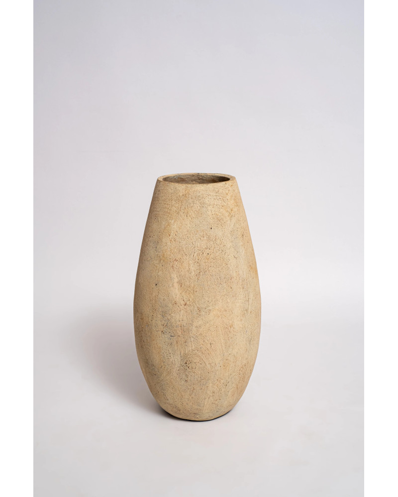 Vase décoratif WIN en argile 34 x 34 x 63 cm