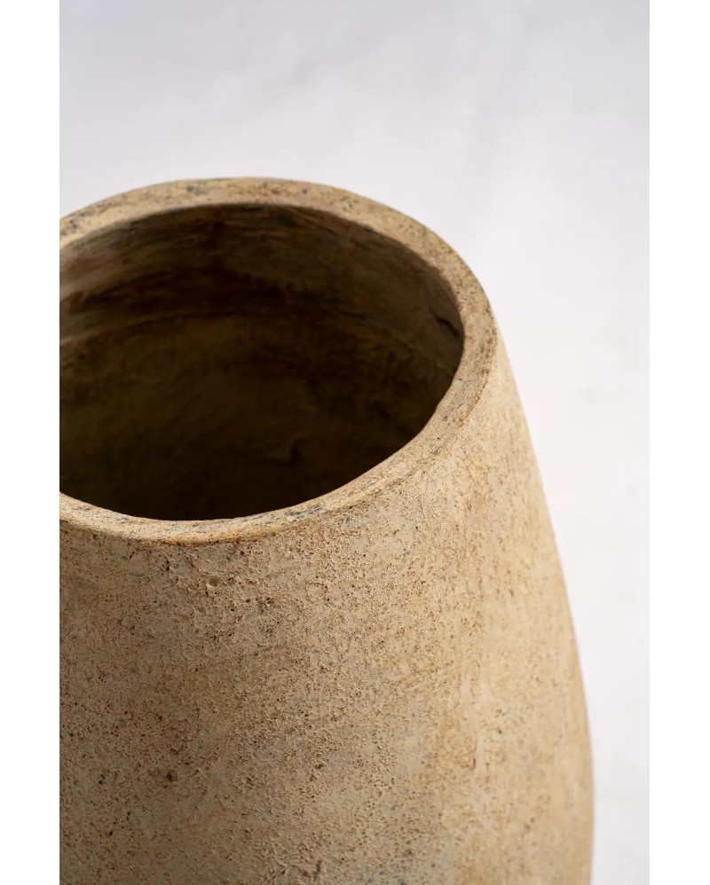 Vase décoratif WIN en argile 34 x 34 x 63 cm