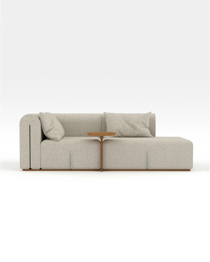 Chaise longue izquierda NORA 113 x 100 x 71 cm