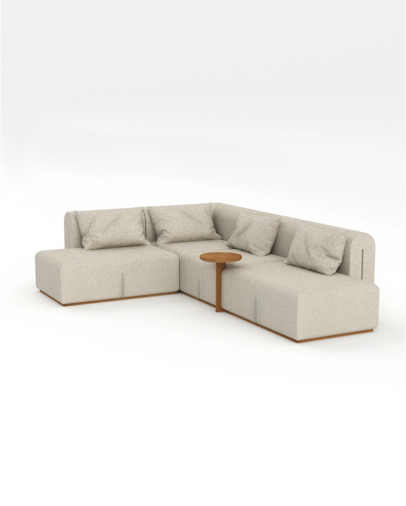 Chaise longue izquierda NORA 113 x 100 x 71 cm