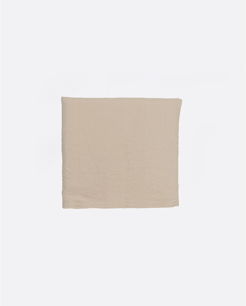 Cabecero BEETHOVEN de lino 110 x 8 x 110 cm para cama de 90 cm color cross