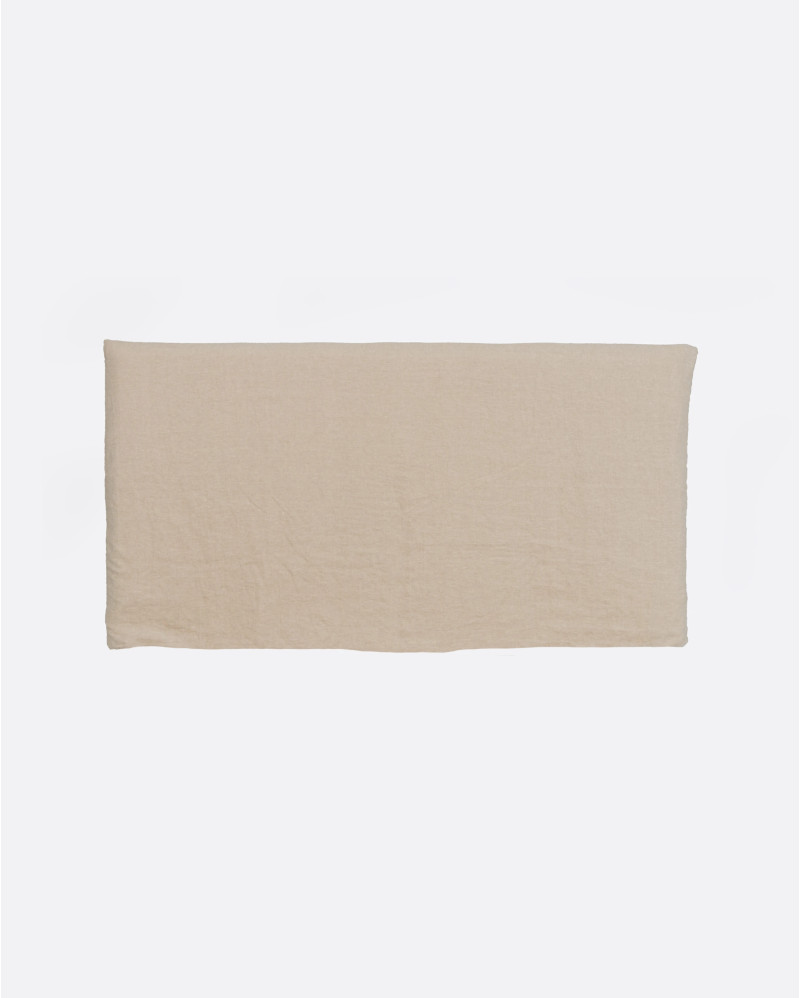 Cabecero BEETHOVEN de lino 180 x 8 x 110 cm para cama de 160 cm color cross