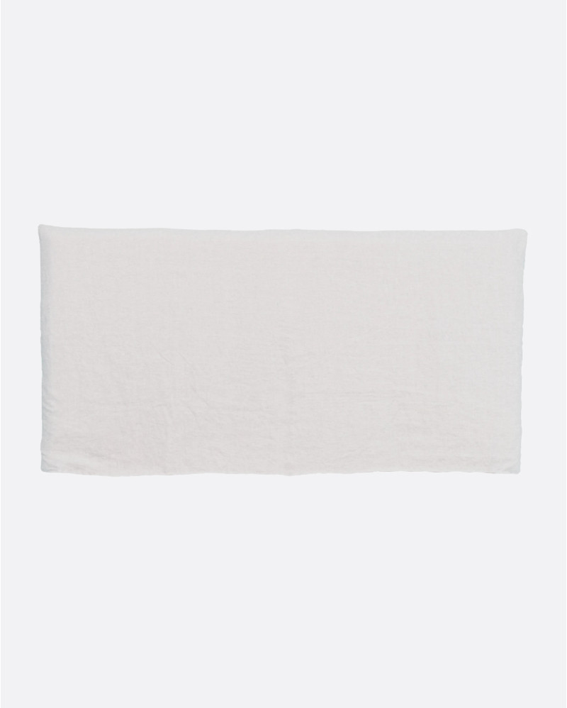 BEETHOVEN linen headboard 200 x 8 x 110 cm for 180 cm bed in white color
