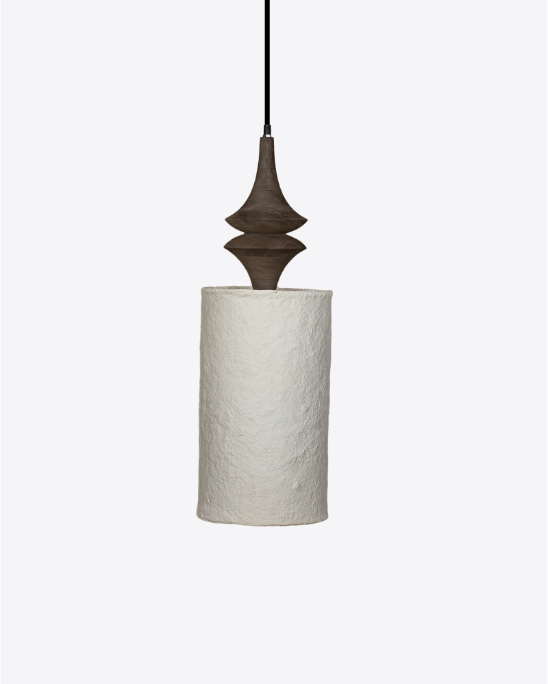 GHATERA paper mache ceiling lamp 23 x 23 x 69 cm