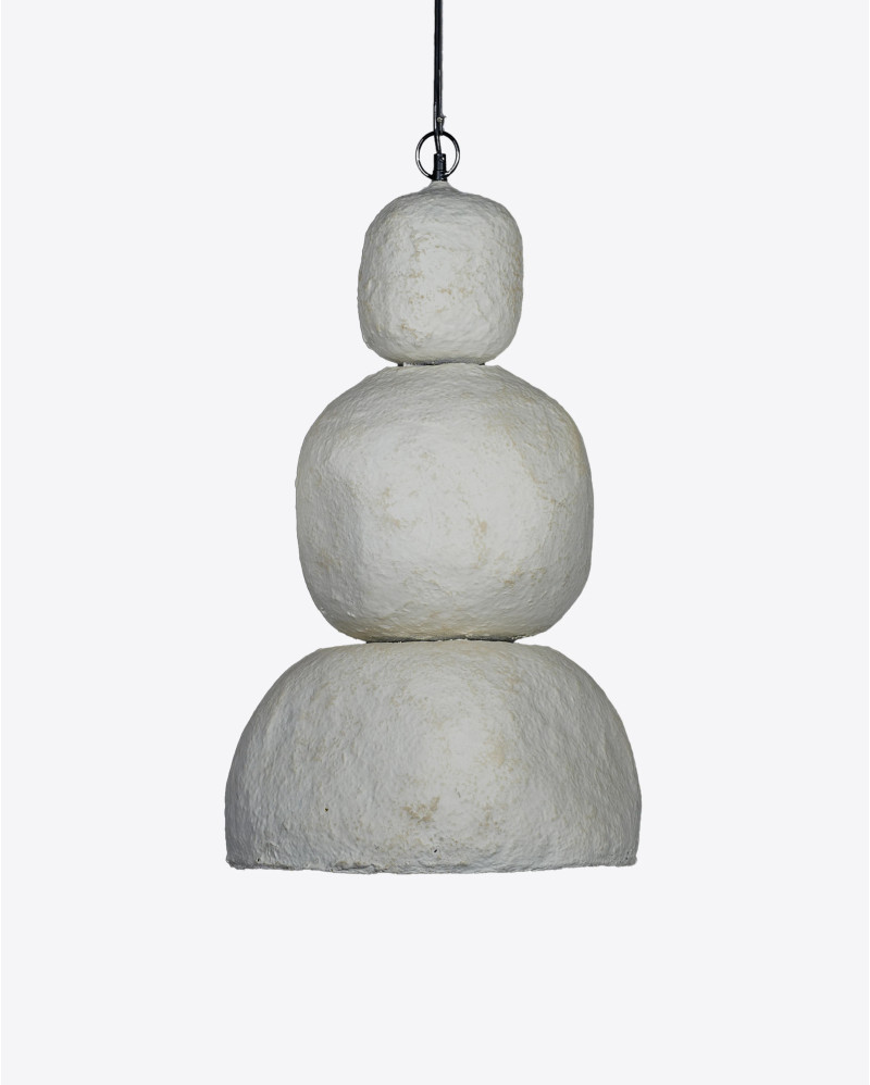 SUHAIA paper mache ceiling lamp 40 x 40 x 75 cm