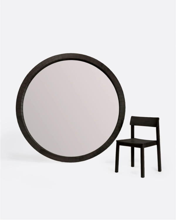 Miroir KOBE en bois de teck...